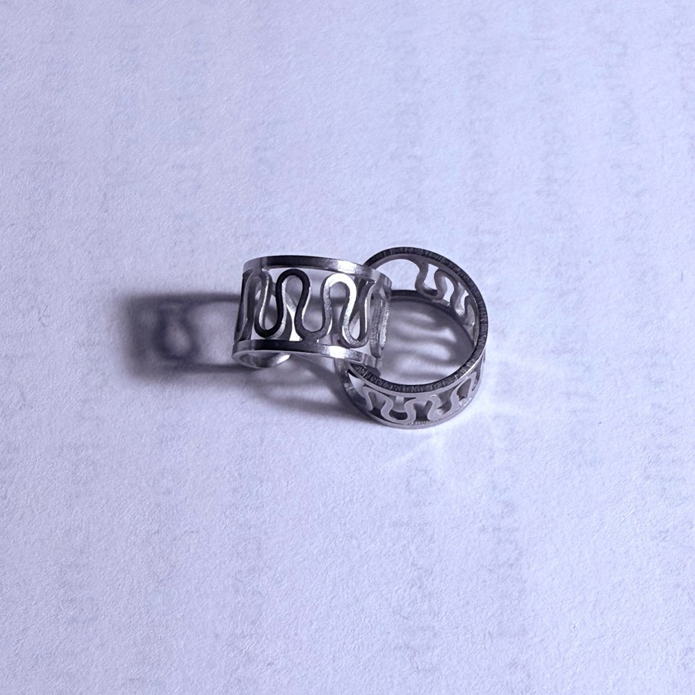 Elegant Silver Ear Cuffs